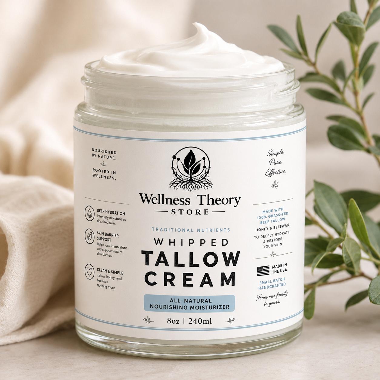 Whipped Tallow Cream